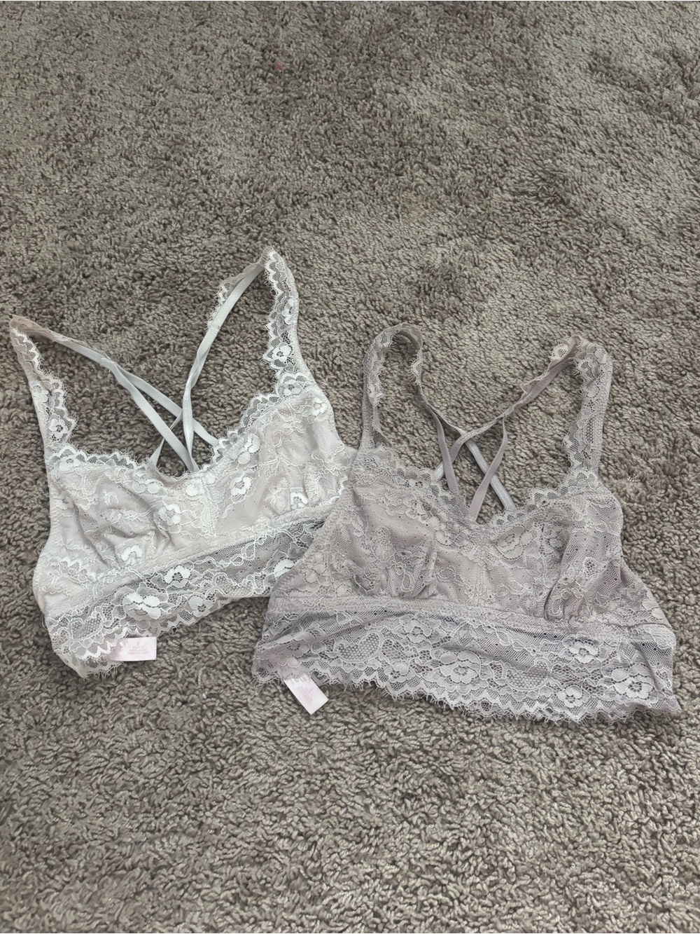Candie's Lace Bralette Duo